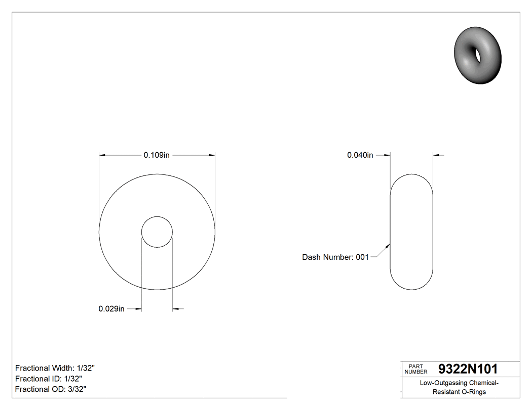 Technical drawing - 9322N101